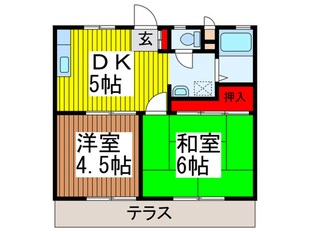 永田ハイツの物件間取画像